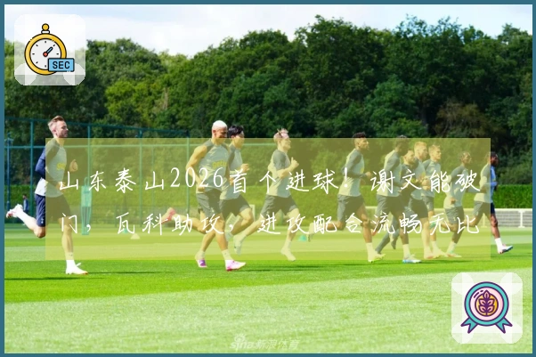 山东泰山2026首个进球！谢文能破门，瓦科助攻，进攻配合流畅无比